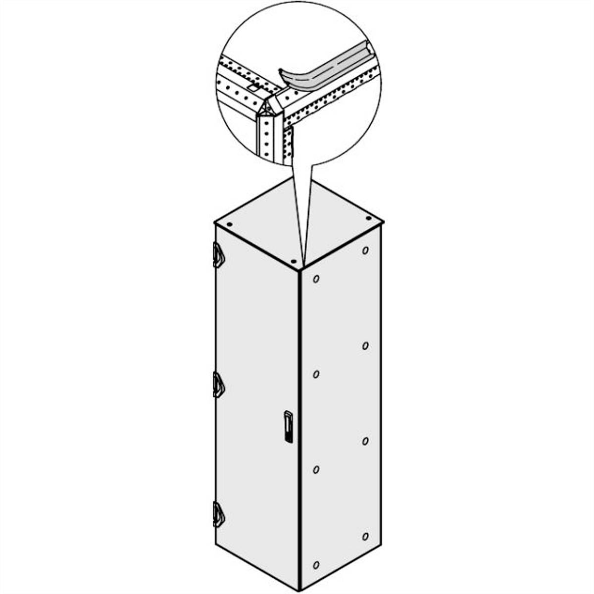 nVent SCHROFF 2313006405B 19 pollici Kit guarnizioni per armadio di rete