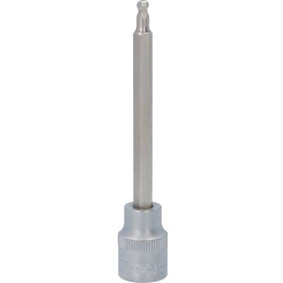 Un inserto metallico con una punta esagonale, probabilmente un inserto per cacciavite, idoneo per utensili manuali o elettrici.