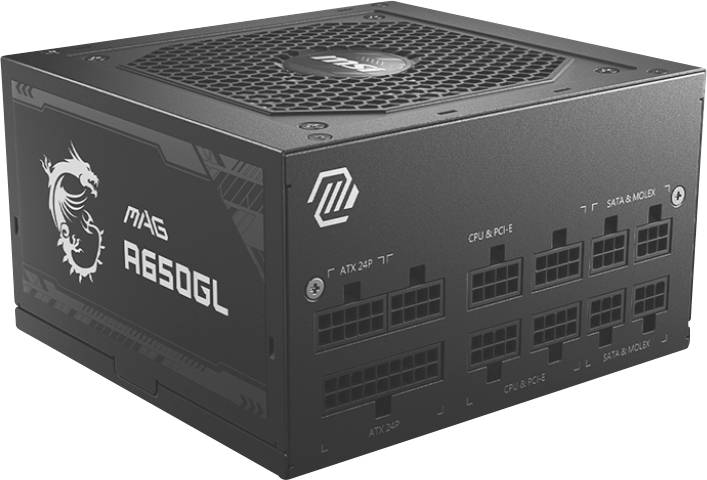 Msi mag a650gl alimentatore per computer 650 w 20+4 pin atx atx nero-0