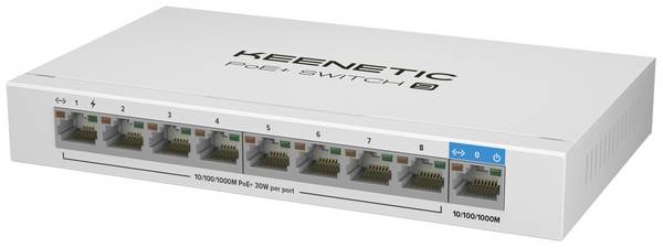 Switch POE+ Keenetic 9 KN-4710-01-EU Switch PoE+ 8 porte + 1 uplink
