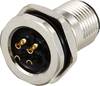 TRU COMPONENTS TC-12833064 Connettore da incasso sensore/attuatore M12 Spina Numero di poli: 4 1 pz.