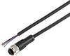 TRU COMPONENTS TC-12833016 Cavo di collegamento per sensore o attuatore M12 Giunto dritto 10 m Numero di poli: 3 1 pz.