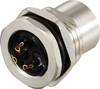 TRU COMPONENTS TC-12833196 Presa da incasso sensore/attuatore M12 Presa Numero di poli: 3 1 pz.