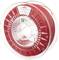 Rotolo di filamento per stampante 3D in PLA Premium Spectrum, colore Rosso Piccante, diametro 1,75 mm, avvolto su bobina di plastica.