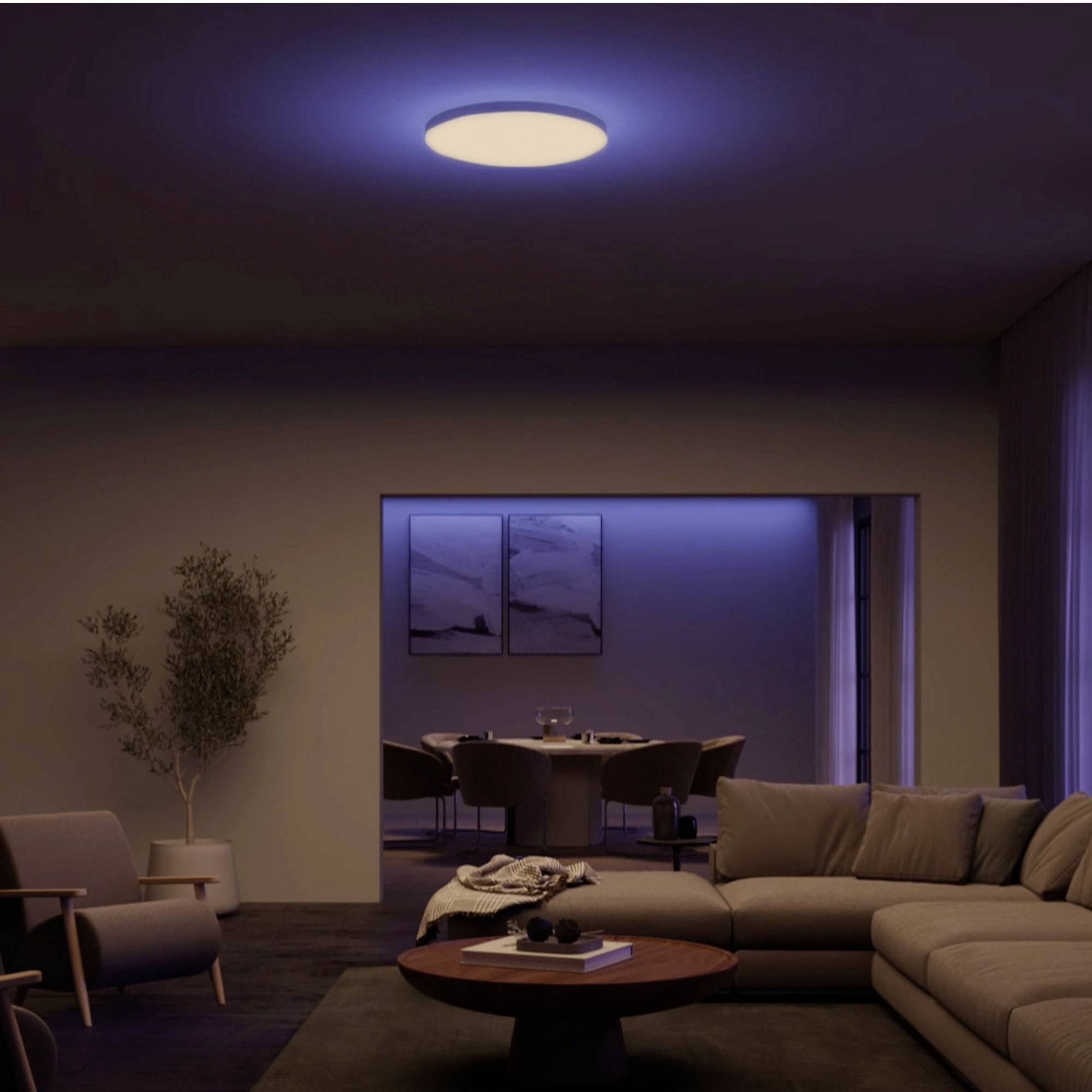 Philips Faretto a soffitto 929003736301 Philips Hue White and Color Ambiance Datura - LED-Panel für Decke 67 W-5