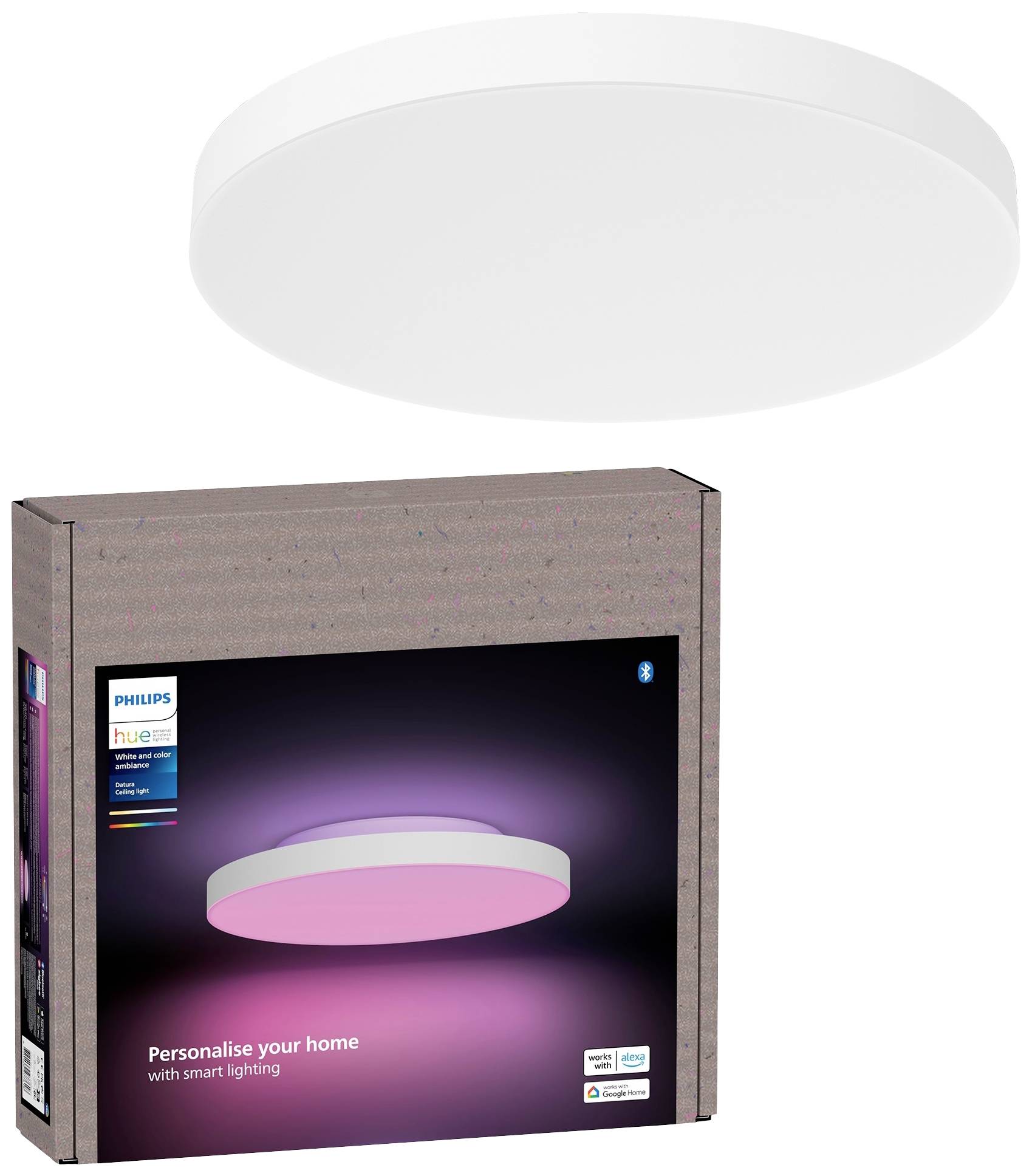 Philips Faretto a soffitto 929003736301 Philips Hue White and Color Ambiance Datura - LED-Panel für Decke 67 W-1