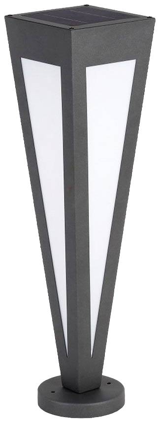 V-TAC Piantana Solare LED da Giardino 2W 635cm con Telecomando Colore Nero 3000K IP65-0