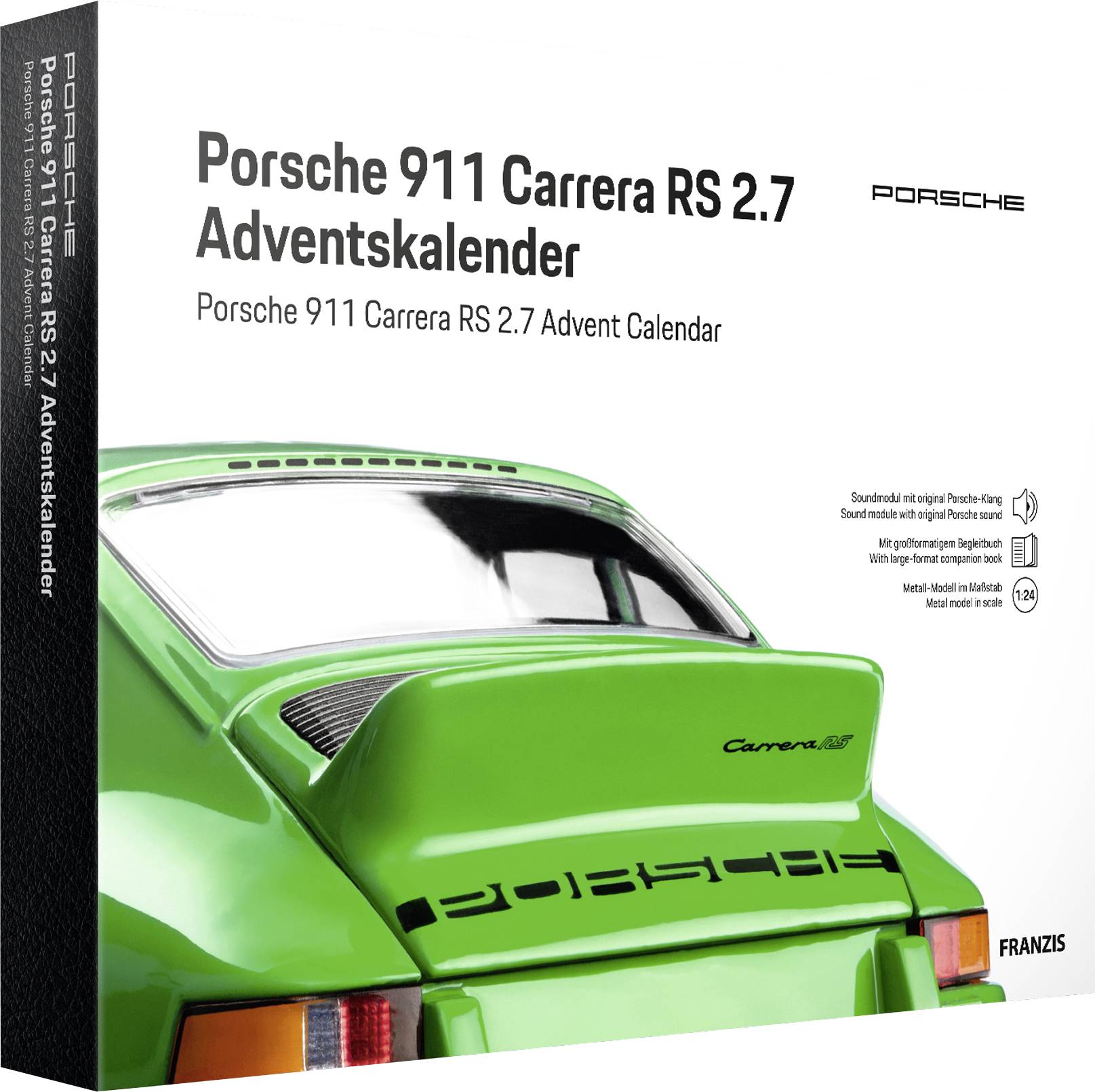 FRANZIS Porsche 911 Carrera RS Kit Calendario avvento Classe di età da 14 anni