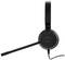 Cuffie Jabra nere con braccio microfono e connessione cablata integrata.