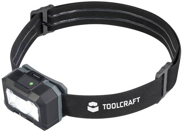 TOOLCRAFT TO-9664731  Lampada frontale Batteria ricaricabile agli ioni di litio 400 lm 30 h TO-9664731