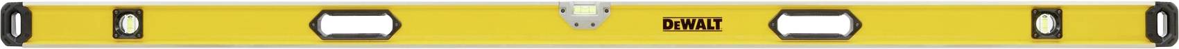 Livella a bolla di colore giallo con due bolle per verificare l'allineamento orizzontale e verticale.