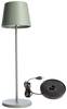 Deko Light 620195 Canis Lampada da tavolo a batteria a LED 3.5 W Bianco caldo Grigio-Verde