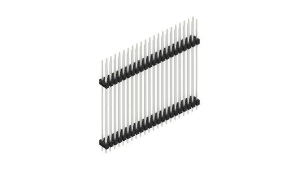 Fischer Elektronik Connettore maschio (standard) Numero di righe: 2  SL1436544Z 10 pz.