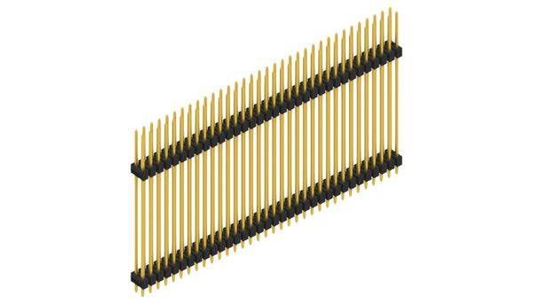 Fischer Elektronik Connettore maschio (standard) Numero di righe: 2  SL1436568G 10 pz.