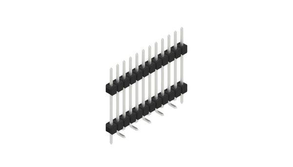 Fischer Elektronik Connettore maschio (standard) Numero di righe: 1  10051900 10 pz.