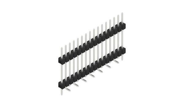Fischer Elektronik Connettore maschio (standard) Numero di righe: 1  10051926 10 pz.