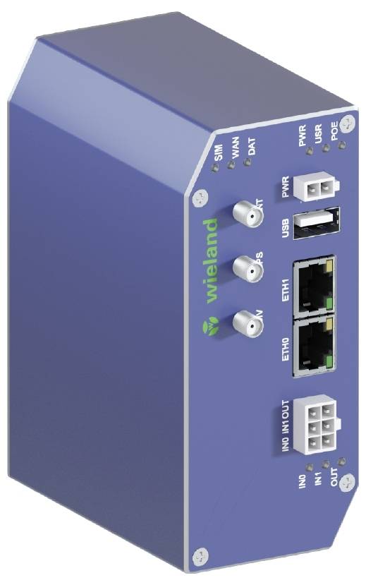 Wieland Electric WIENET LTE WR V3 SL Router LAN Modem integrato: LTE