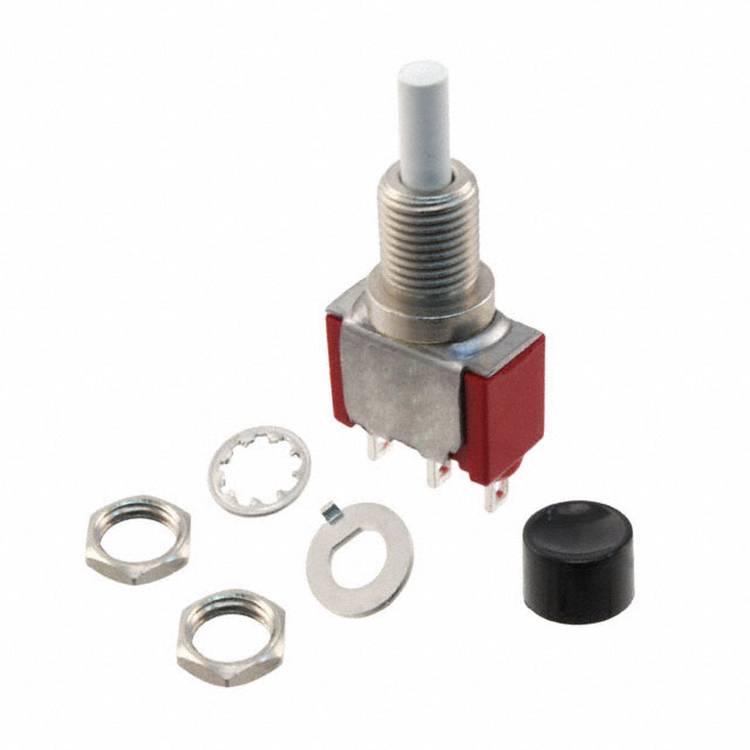 C & K Switches 8161SHZQE2 Pushbuttons 8060 Series Interuttore a pressione 28 V/DC 1 x On / On 1 pz. Bulk-0