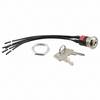 C & K Switches Y2011U2C2WCNQ Switch lock Y Series Interruttore a chiave 125 V/AC, 28 V/DC 4 A 2 x On / On 1 pz.