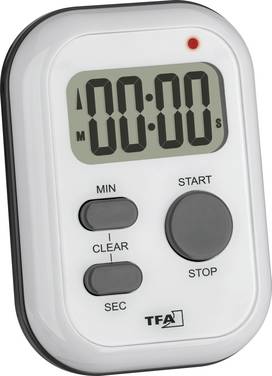 TFA Dostmann TFA - Timer Weiß digital Timer Bianco digitale