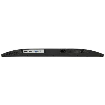 Retro di un dispositivo tecnico con diversi porte, tra cui HDMI, VGA, USB e connettore di alimentazione.