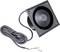 Un altoparlante quadrato con cavo e connettori, idoneo per l'installazione in dispositivi tecnici per l'emissione audio.