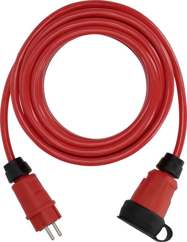 Brennenstuhl 9162100210 Alimentazione Prolunga  16 A Nero, Rosso 10 m H07BQ-F 3G 2,5 mm²