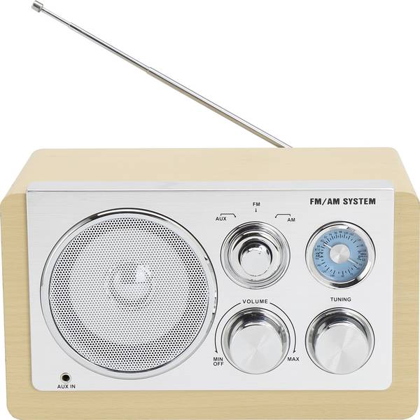 Denver TR-63LW Radio da tavolo AM, FM AUX   Legno (chiaro)