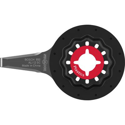 'Lama oscillante Bosch, design Starlock, adatta per plastica, prodotta in Cina.'