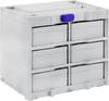 Tanos Systainer³ Rack/6 M 337 83000878 Cassetta di trasporto Plastica ABS (L x A x P) 396 x 330 x 296 mm