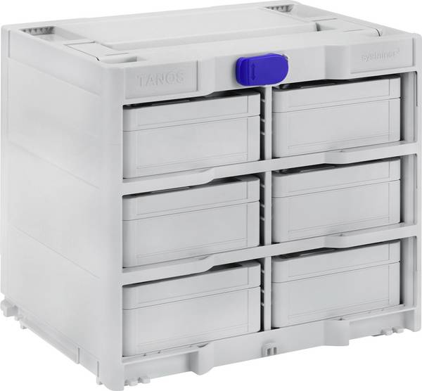 Tanos Systainer³ Rack/6 M 337 83000878 Cassetta di trasporto Plastica ABS (L x A x P) 396 x 330 x 296 mm