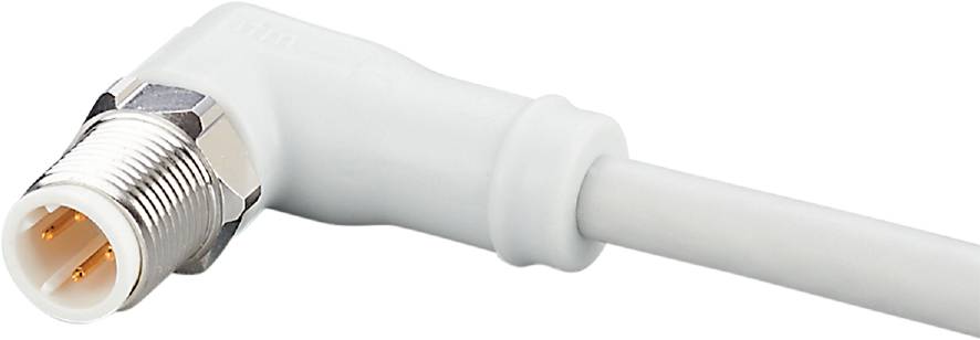 Una penna bianca in plastica con punta arrotondata e superficie liscia.