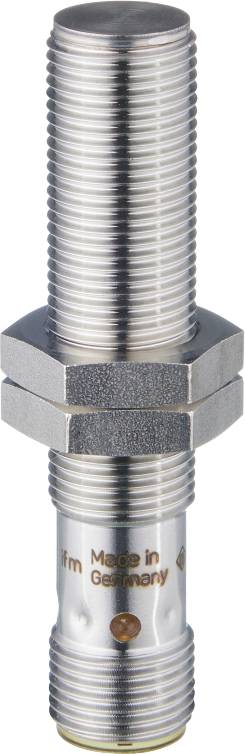 Una testa esagonale cromata di una chiave inglese, collegata a un bullone cilindrico filettato in metallo.