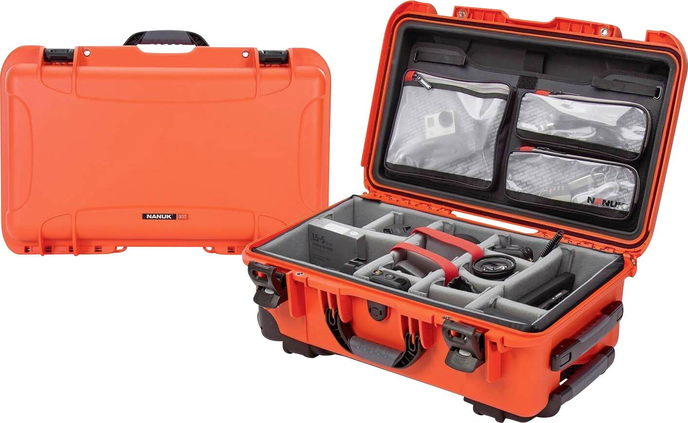 NANUK Valigetta di trasporto Mod. 935 (L x A x P) 521 x 191 x 287 mm Arancione 935S-060OR-0A0