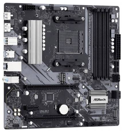 ASRock A520M Phantom Mainboard Attacco (PC) AMD AM4 Fattore di forma (dettagli) Micro-ATX Chipset della scheda madre AMD-3