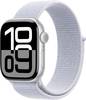 Apple Watch Series 10 GPS 42 mm Cassa in alluminio Sport Loop Cloud blu