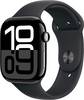 Apple Watch Series 10 GPS 46 mm Cassa in alluminio Cinturino sport Nero M/L