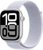 Apple Watch Series 10 GPS 46 mm Cassa in alluminio Sport Loop Cloud blu