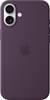 Apple Silicone Case Custodia silicone Apple iPhone 16 Plus Prugna Anti urti, Carica induttiva MYYD3ZM/A