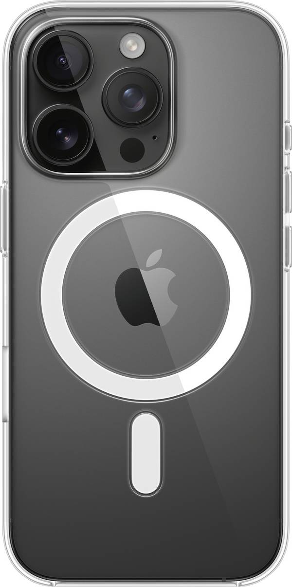 Apple Clear Case Custodia Apple iPhone 16 Pro Trasparente Anti urti, Carica induttiva MA7E4ZM/A