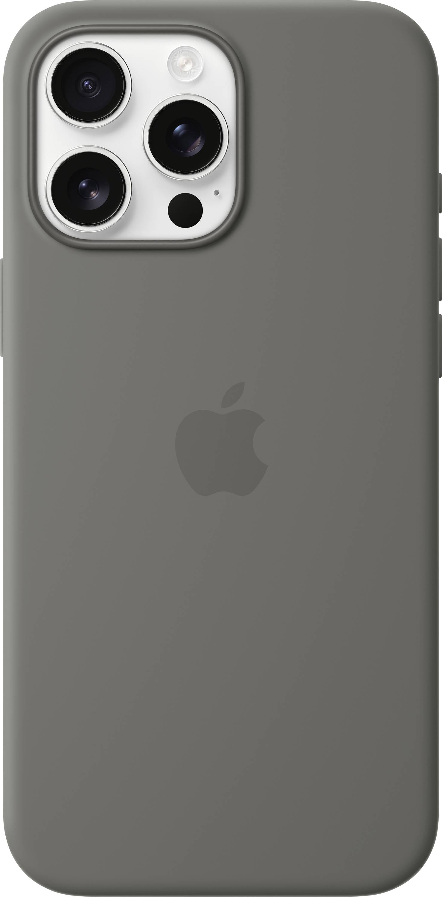 Apple Silicone Case MagSafe Custodia silicone Apple iPhone 16 Pro Max Grigio Pietra Anti urti, Carica induttiva MYYV3ZM/A