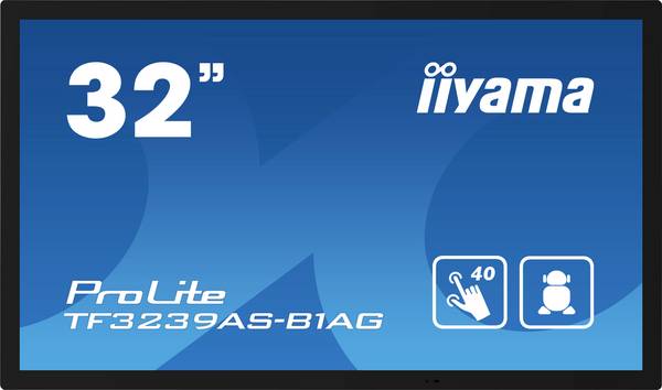 Iiyama 32" Bonded PCAP Anti-glare Bezel Free 40 Display Digital Signage ERP: F (A - G) 80 cm 31.5 pollici 1920 x 1080 Pixel 24/7
