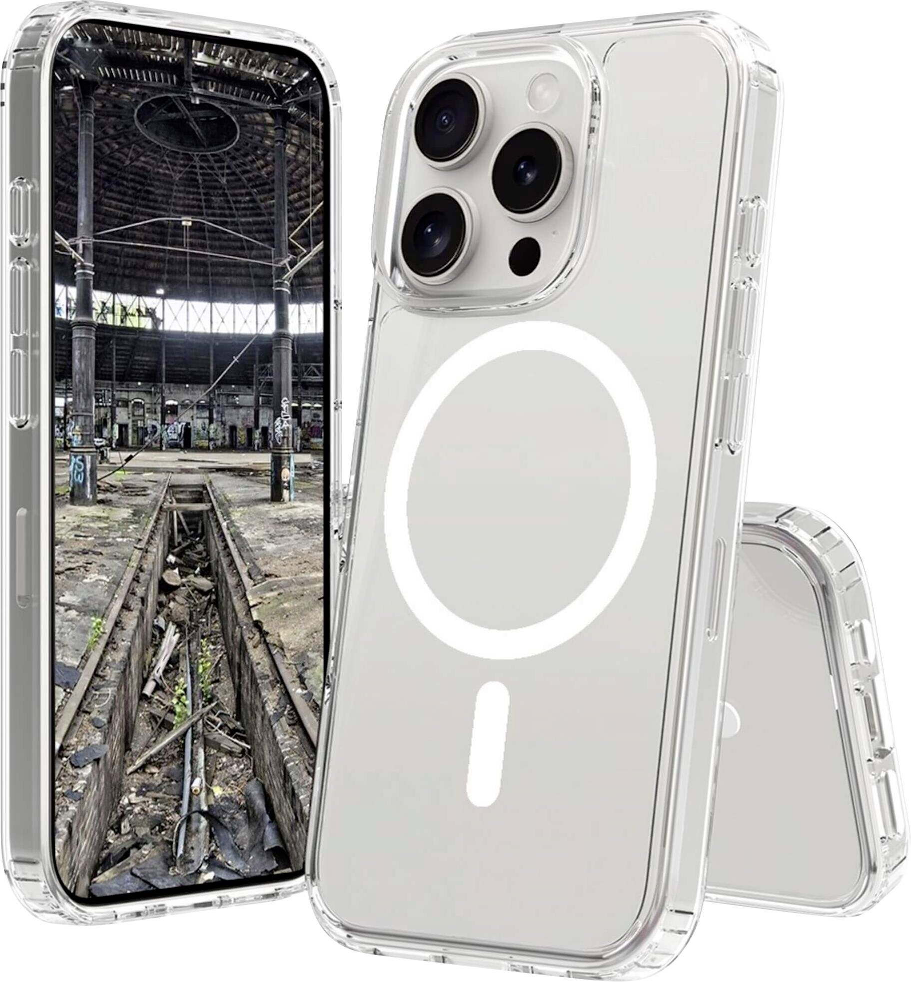JT Berlin JT BERLIN - BackCase Pankow Clear MagSafe| Apple iPhone 16 Pro Max| transparent| Backcover per cellulare Apple iPhone 16 Pro Max Trasparente Compatibile con MagSafe 11093