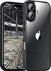 JT Berlin BackCase Pankow Hybrid Backcover per cellulare Apple iPhone 16 Plus Nero, Trasparente Carica induttiva 11095