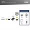 Diagramma dello Splitter PoE: A sinistra Switch PoE, al centro Splitter che separa dati e corrente, a destra dispositivi Non-PoE come telecamera, sistema, LED.