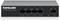 Switch Gigabit Ethernet PoE+ a 5 porte di Intellinet, con cinque porte Ethernet, idoneo per l'alimentazione e la trasmissione dati.