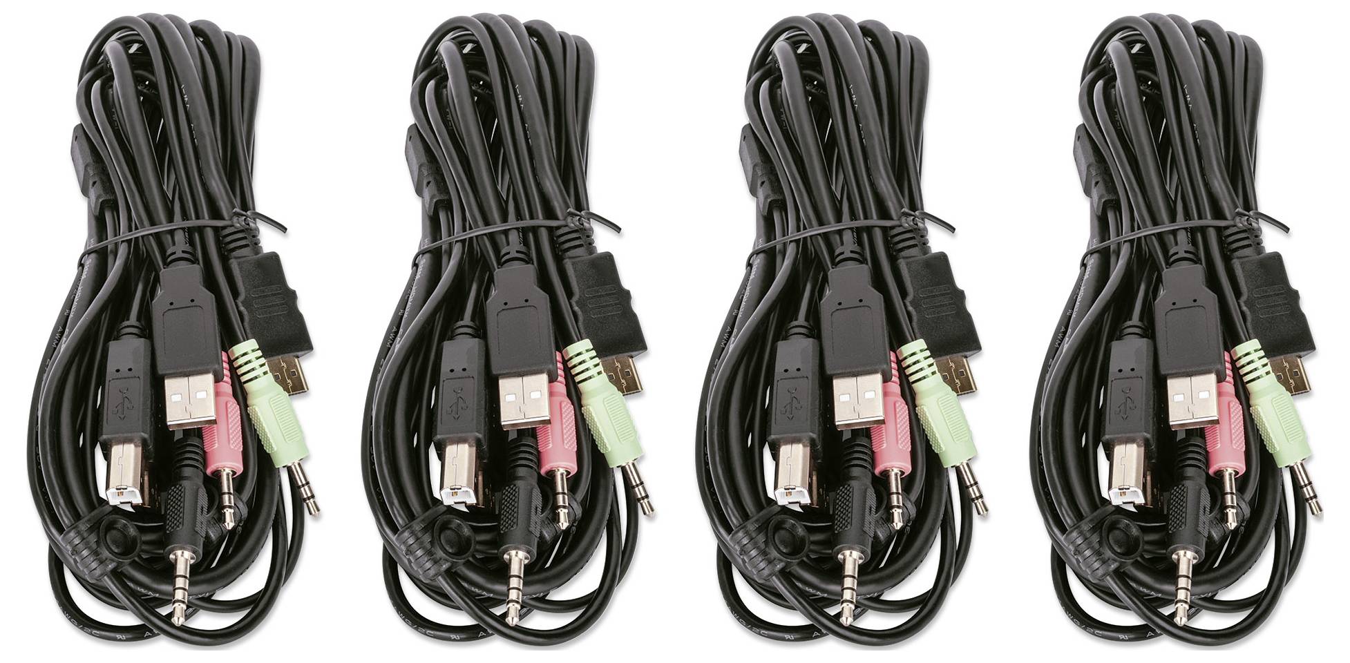 Manhattan 153539 switch per keyboard-video-mouse (kvm) Nero-4