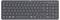 Tastiera nera con layout tedesco QWERTZ, inclusa la riga dei tasti funzione, i tasti freccia e il tastierino numerico sul lato destro.