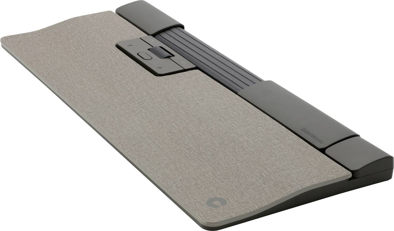 Contour Design SliderMouse Pro Extended light Mouse USB Grigio 6 Tasti 2800 dpi