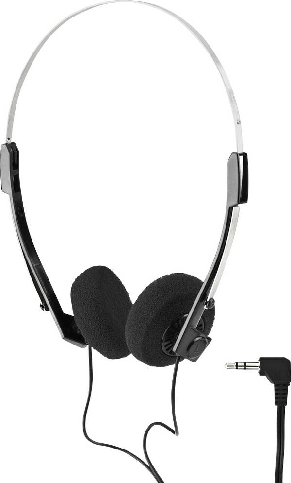Monacor MD-39  On Ear cuffia auricolare via cavo Stereo